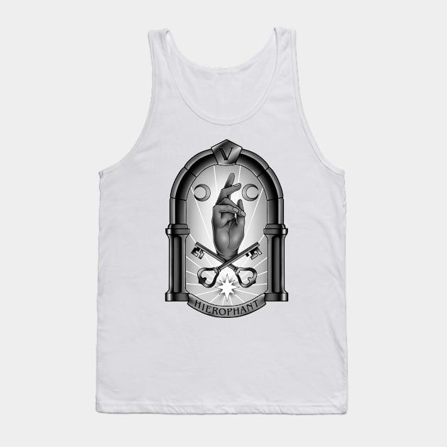 Hierophant Tarot card Tank Top by Smurnov